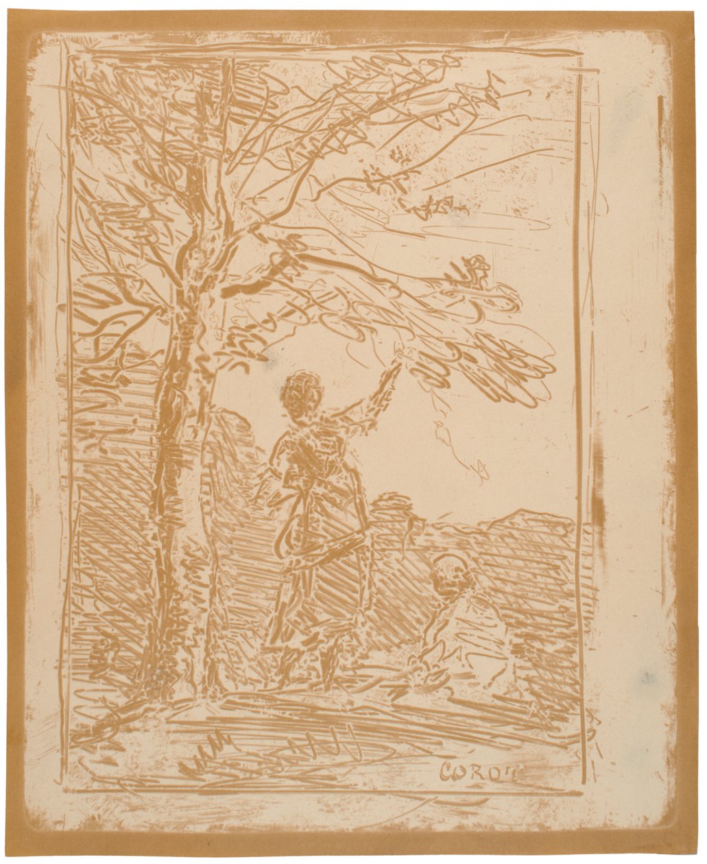 Der Tod und das Mädchen von Jean-Baptiste-Camille Corot