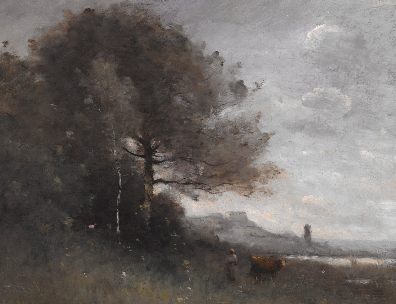 Erinnerung an Italien von Jean-Baptiste-Camille Corot