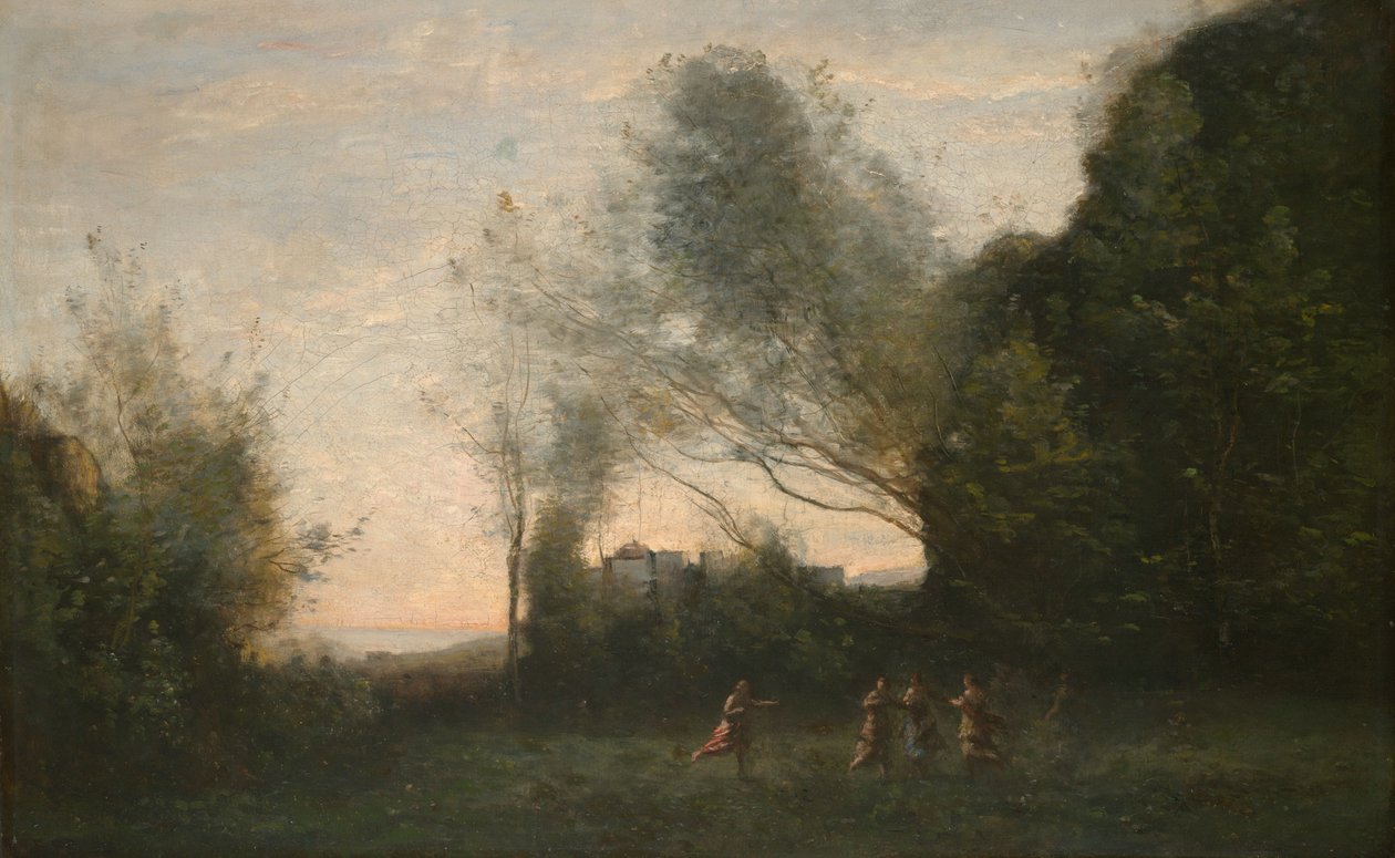 Der Tanz der Nymphen von Jean-Baptiste-Camille Corot