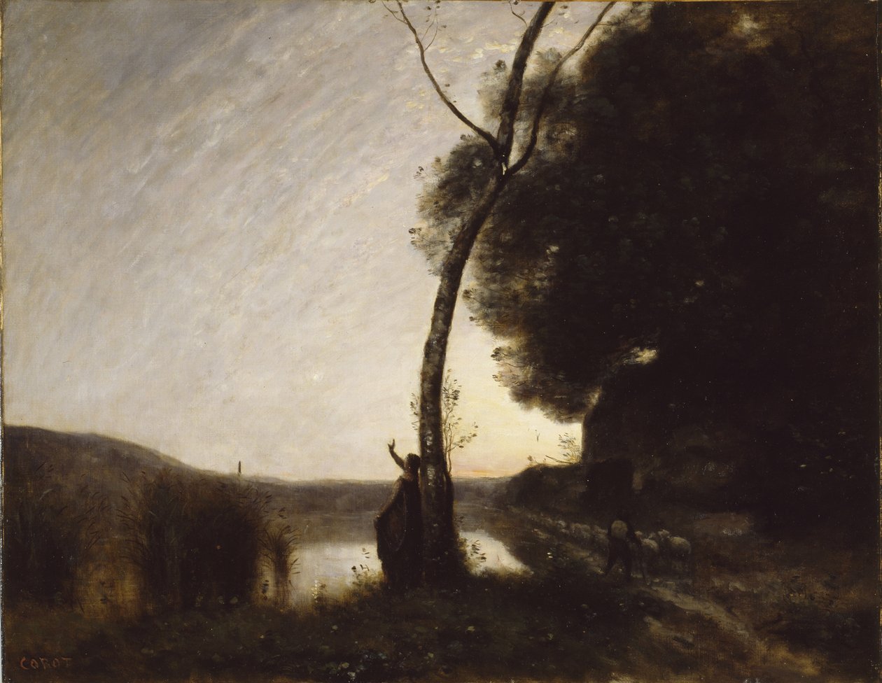Der Abendstern von Jean-Baptiste-Camille Corot