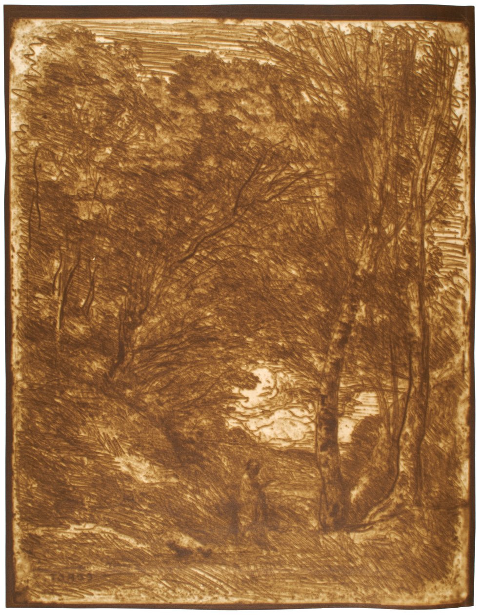 Die Gärten des Horaz von Jean-Baptiste-Camille Corot