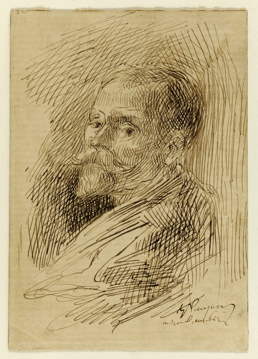 Porträt des Generals de Montfort (S. 6 des Albums) von Jean-Baptiste Carpeaux