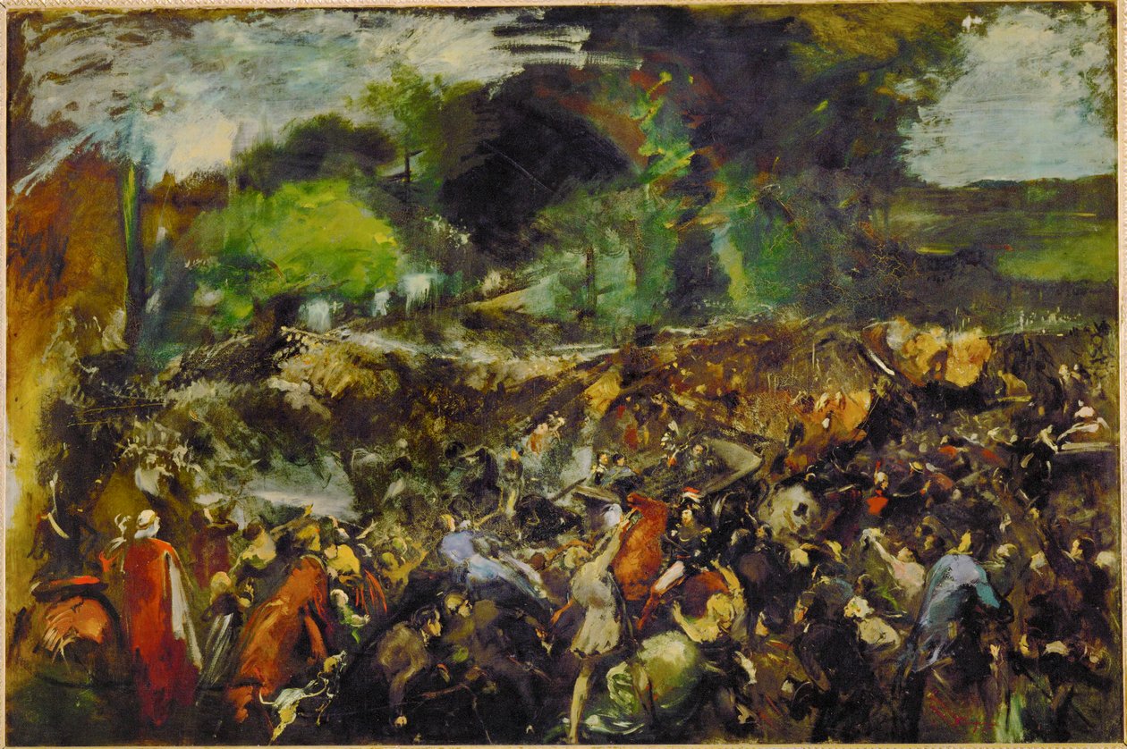 Der versuchte Mord an Zar Alexander II. durch Berezowski von Jean-Baptiste Carpeaux