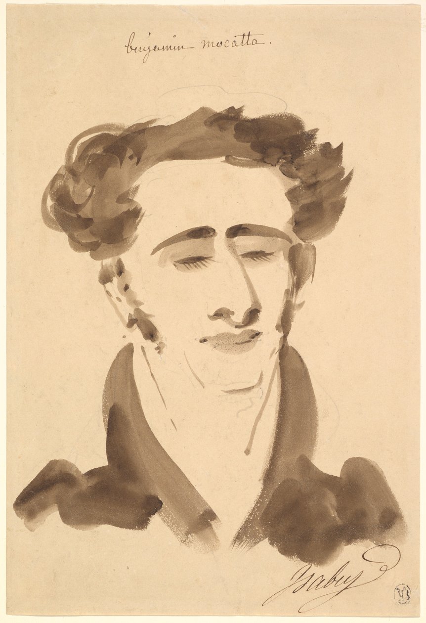 Porträt von Benjamin Mocatta (1802–1865) von Jean-Baptiste Isabey