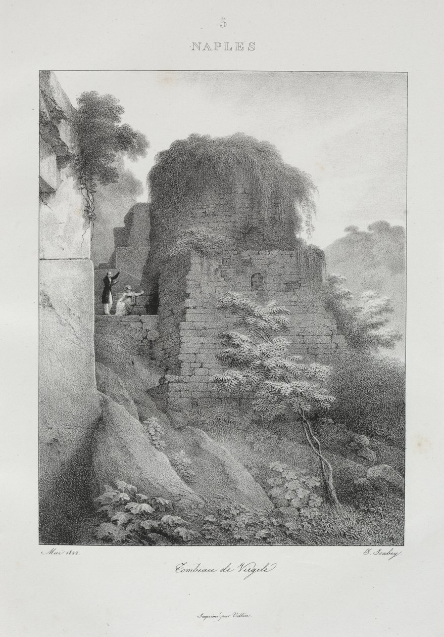 Reise nach Italien im Jahr 1822 von Jean-Baptiste Isabey
