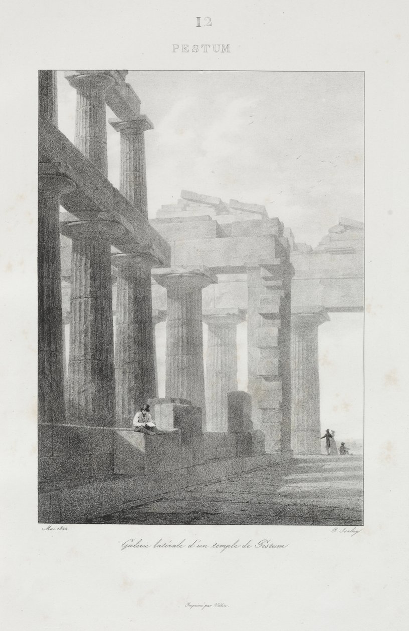Reise nach Italien im Jahr 1822 von Jean-Baptiste Isabey