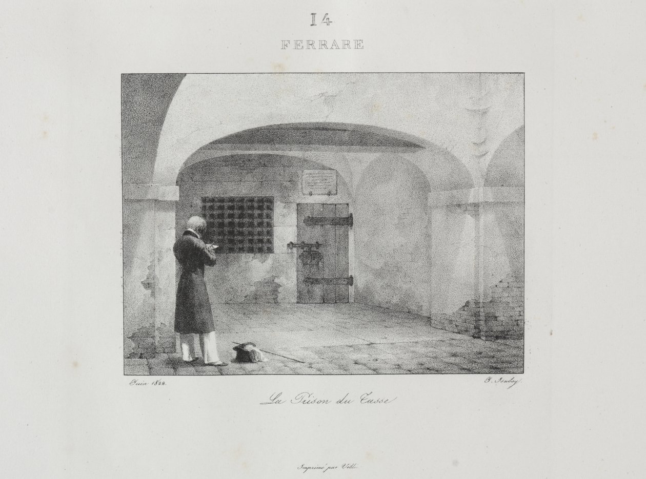 Reise nach Italien im Jahr 1822 von Jean-Baptiste Isabey