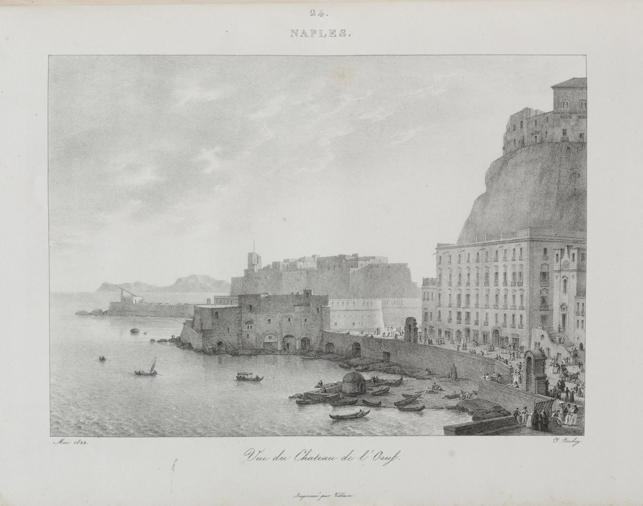 Reise nach Italien im Jahr 1822 von Jean-Baptiste Isabey