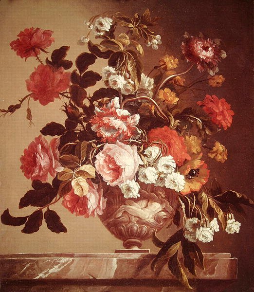 Blumen in einer Vase von Jean-Baptiste Monnoyer