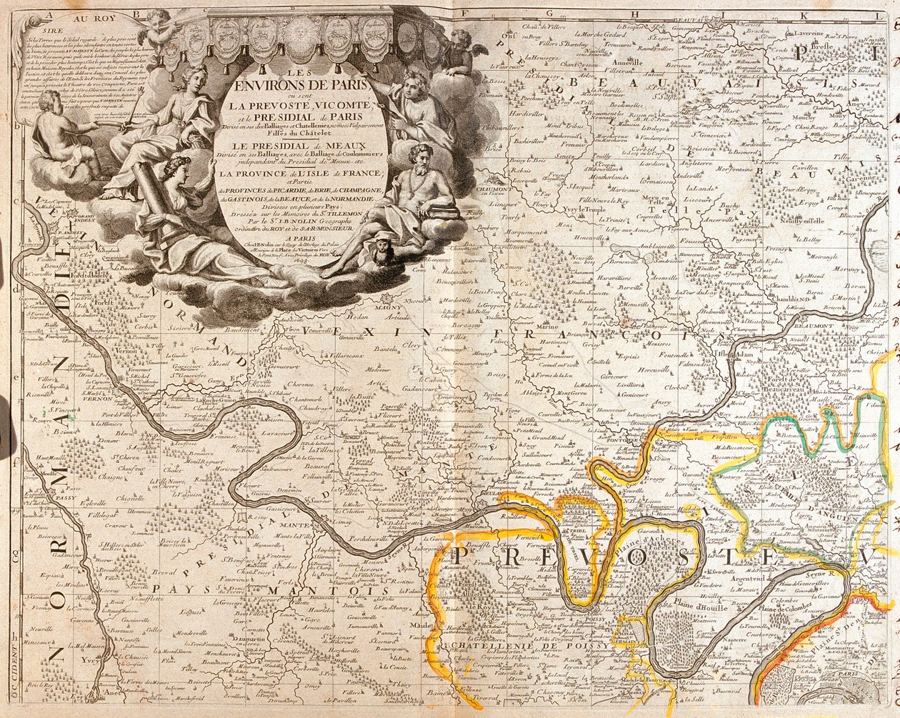 Paris, Frankreich von Jean Baptiste Nolin