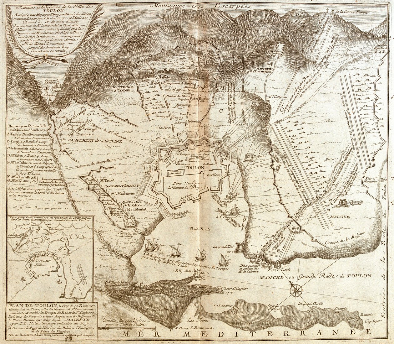 Toulon, Frankreich von Jean-Baptiste Nolin