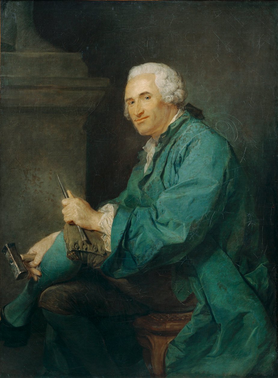 Lambert-Sigisbert Adam der Ältere, Bildhauer von Jean Baptiste Perronneau
