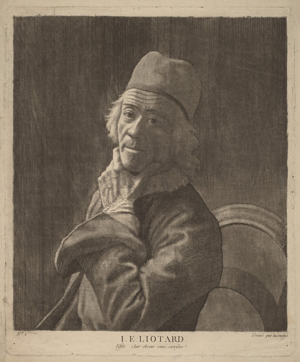 Selbstporträt von Jean-Étienne Liotard