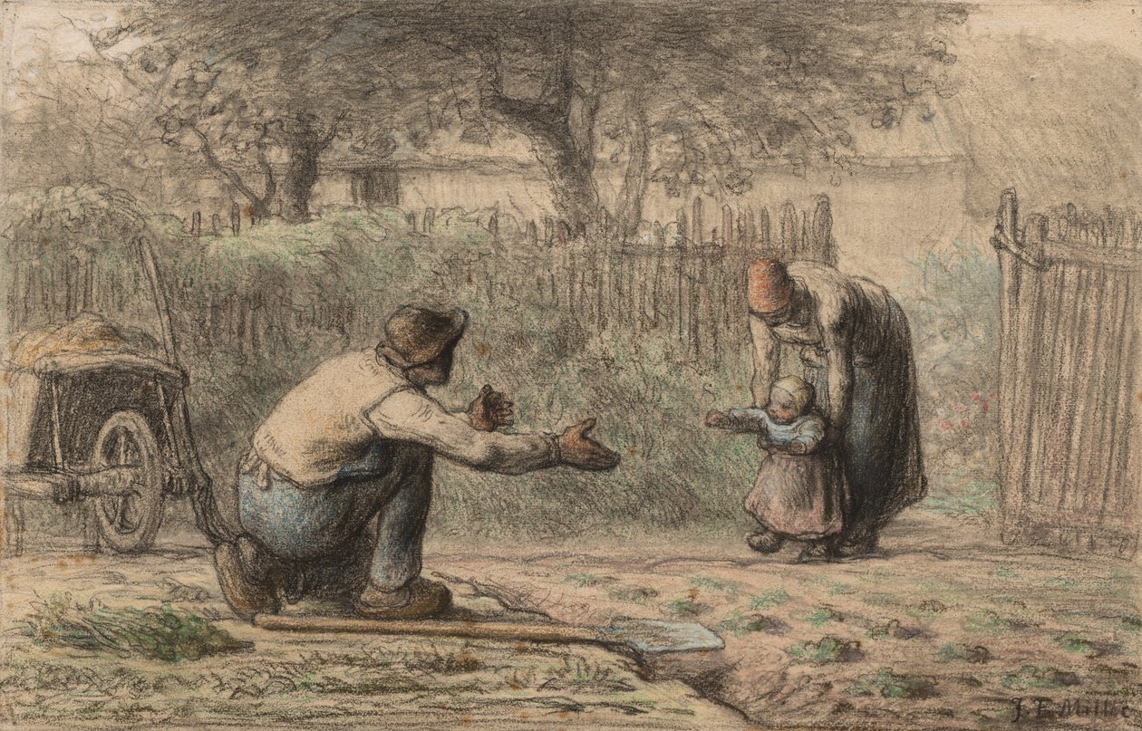 Erste Schritte von Jean-Francois Millet