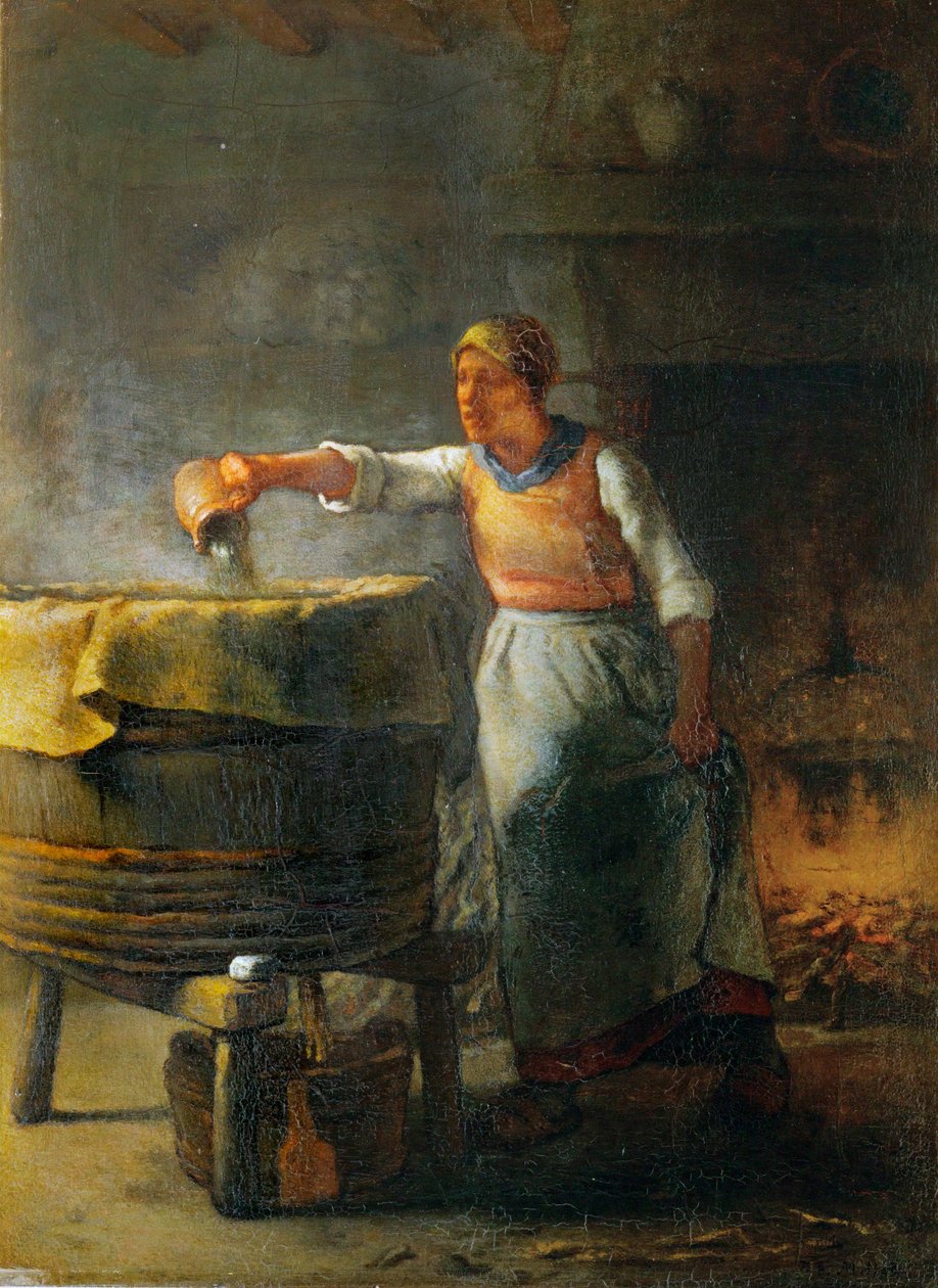 La lessiveuse von Jean-Francois Millet: Kunstdruck kaufen