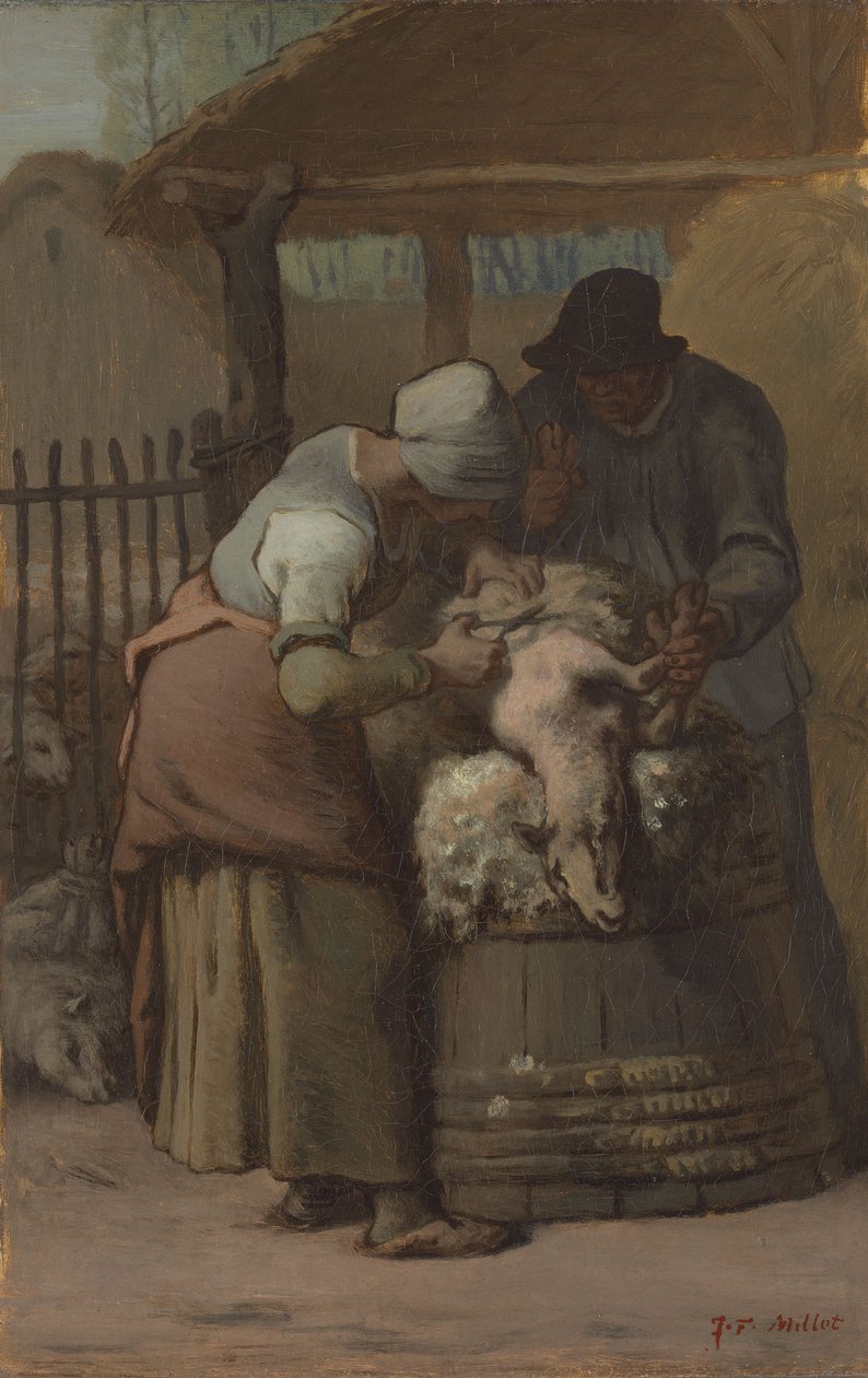 Die Schafscherer von Jean-Francois Millet