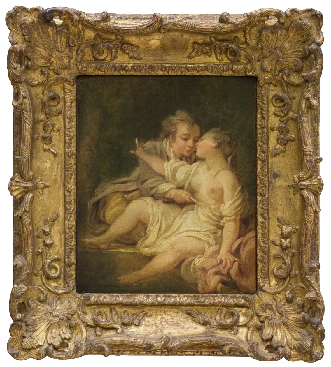 Überrascht im Bad von Jean-Honore Fragonard