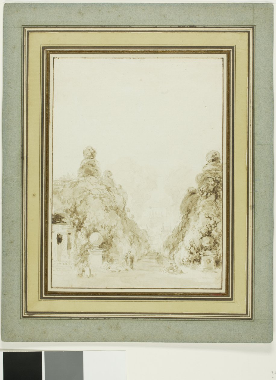 Blick auf den Park in Saint-Cloud von Jean-Honore Fragonard