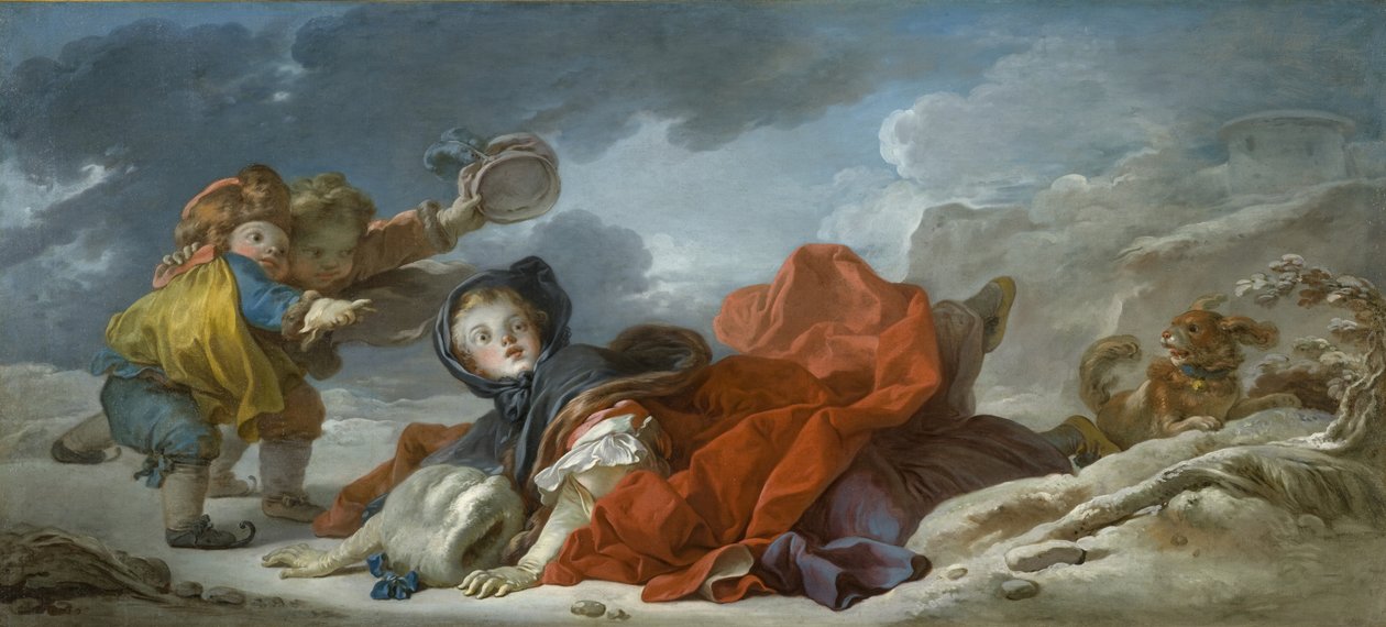 Winter von Jean-Honore Fragonard