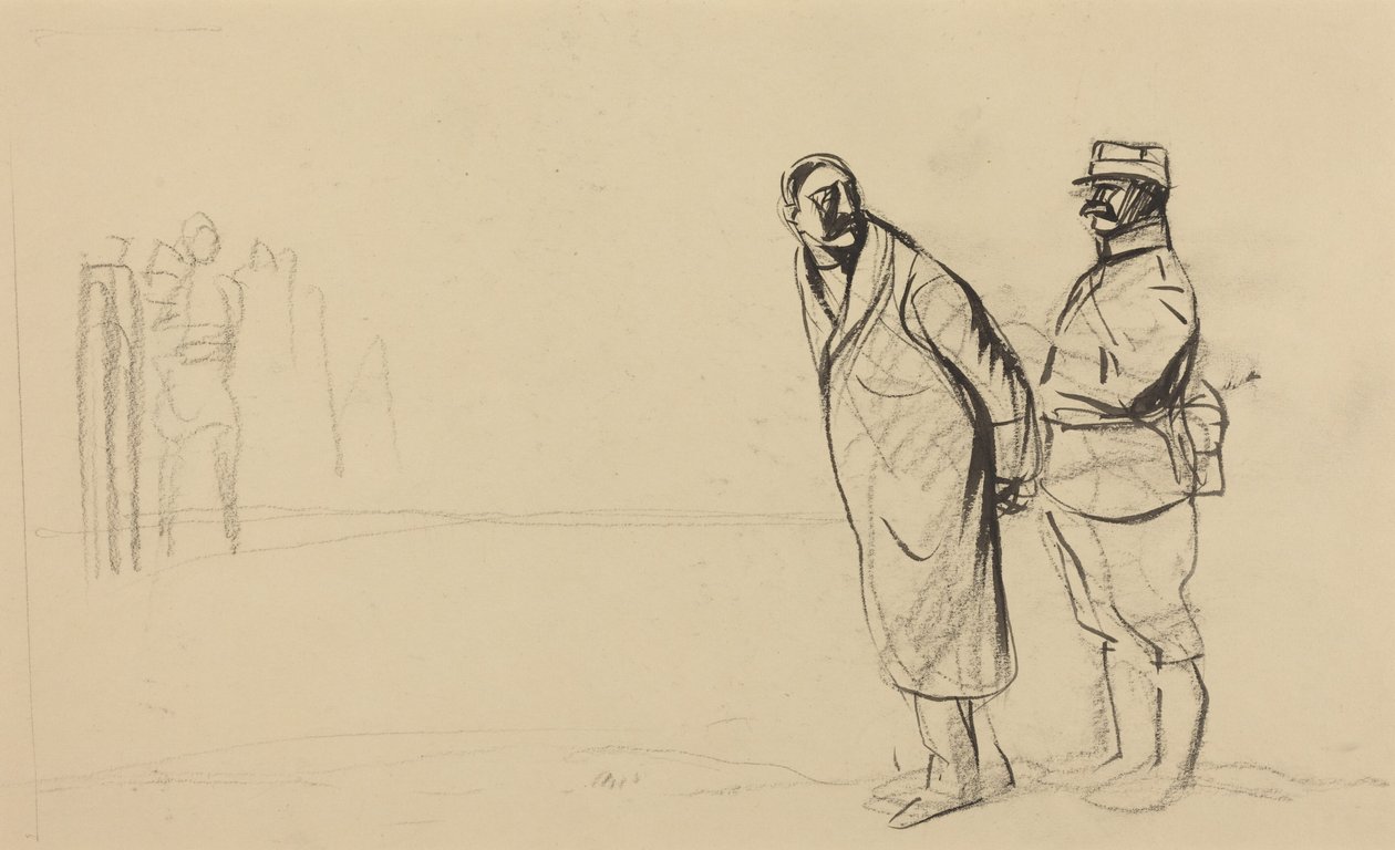 An der Front von Vincennes. Bolo Pacha, um 1914-1919 von Jean-Louis & Caran D