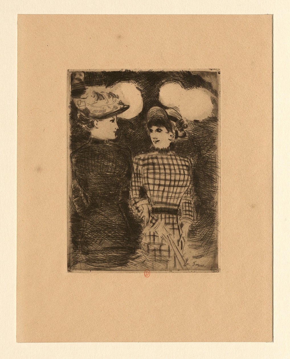 Ein Bullier von Jean-Louis Forain