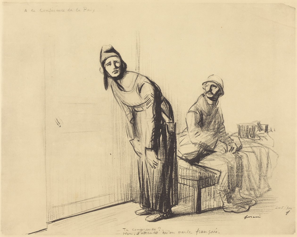 Bei der Friedenskonferenz von Jean-Louis Forain
