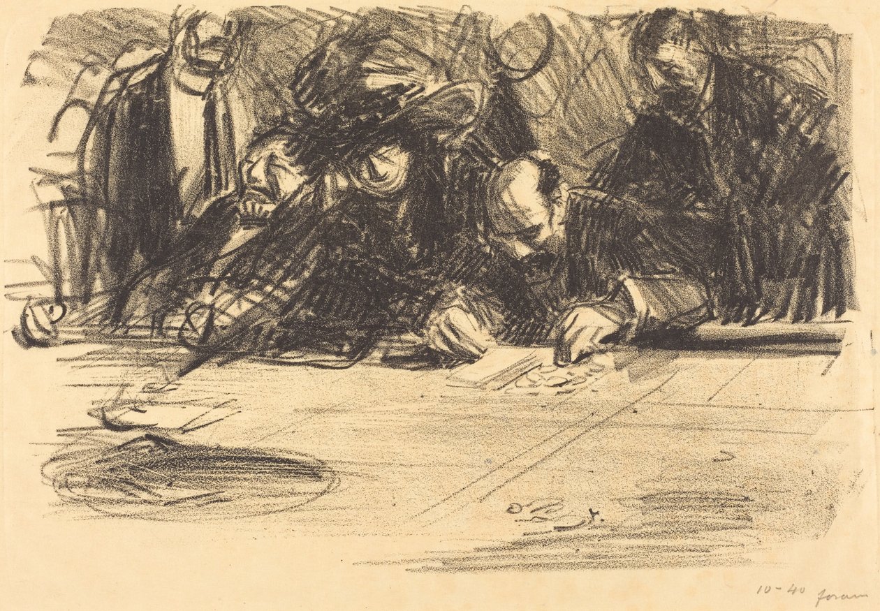 Am Spieltisch von Jean-Louis Forain