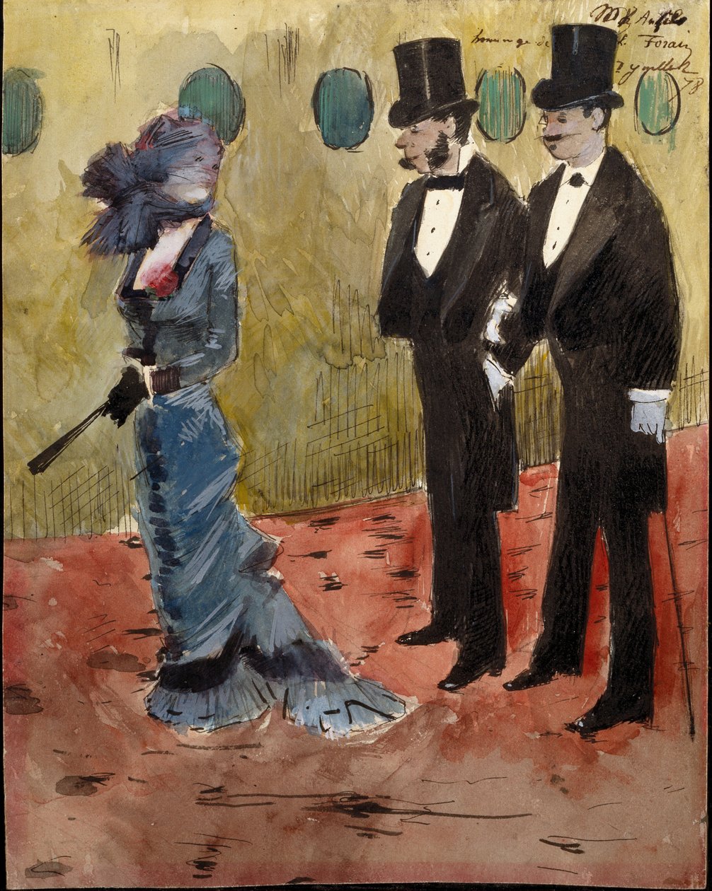 Im Theater von Jean-Louis Forain