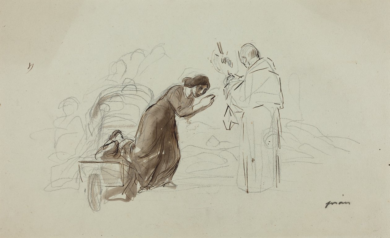 Segen in Lourdes von Jean-Louis Forain
