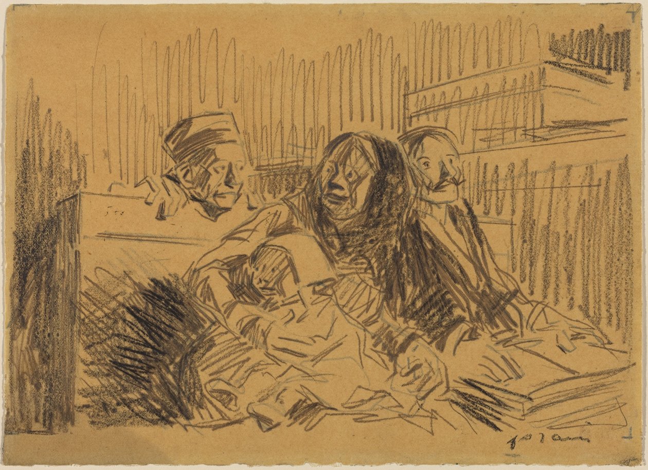 Verteidiger und Angeklagter von Jean-Louis Forain