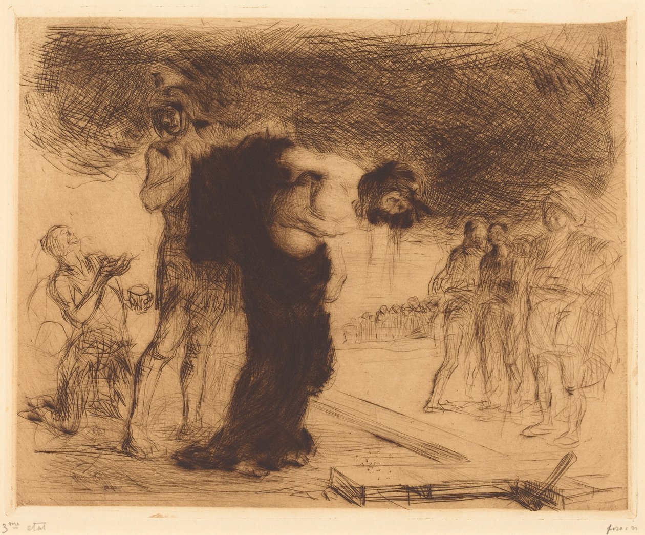 Christus wird seiner Kleider beraubt von Jean-Louis Forain