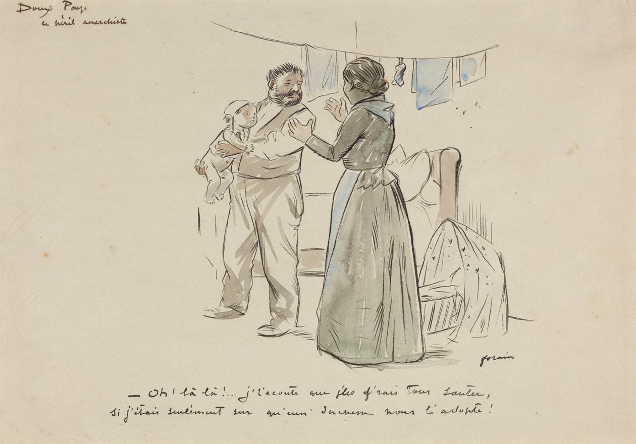 Die anarchistische Gefahr von Jean-Louis Forain