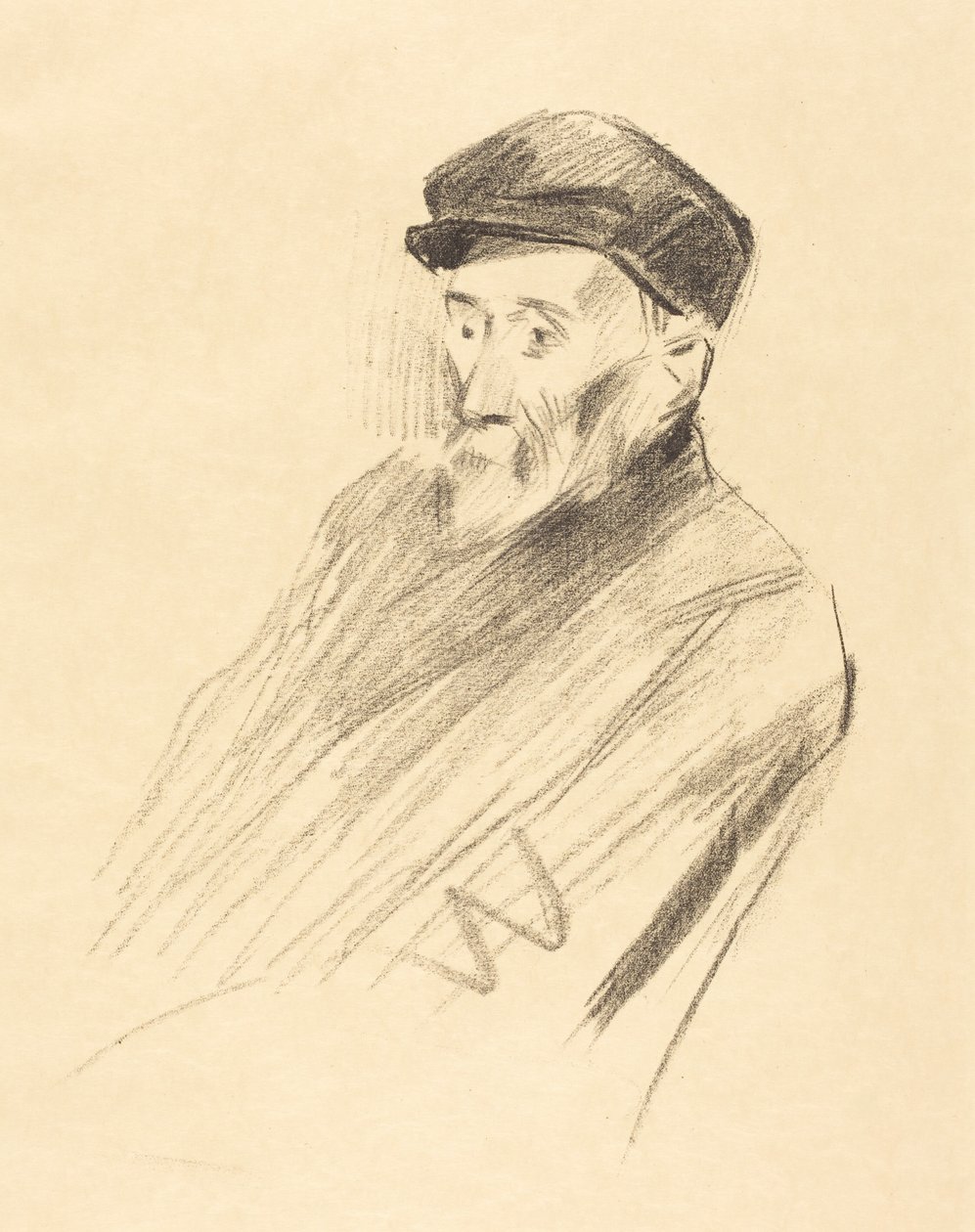 Porträt von Renoir (dritte Platte) von Jean-Louis Forain