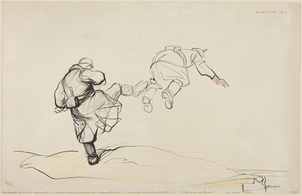 Die Einnahme von Fort Douaumont von Jean-Louis Forain