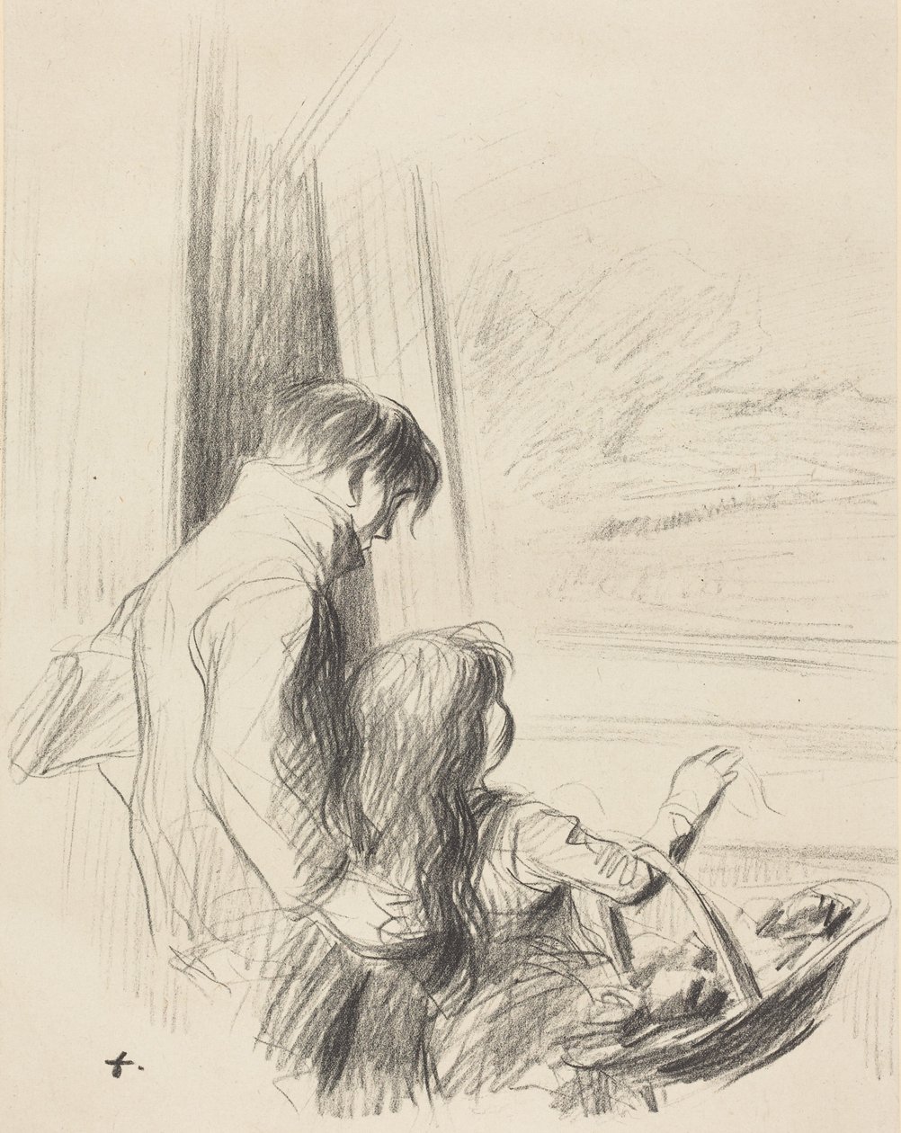 Ein Bild von Papa! (1. Tafel) von Jean-Louis Forain