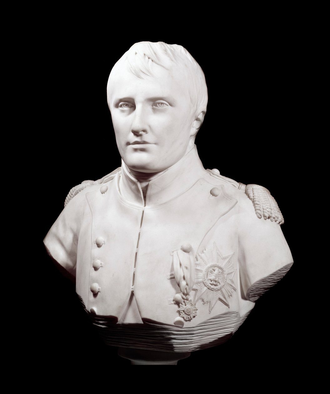 Büste von Kaiser Napoleon I. Skulptur von Jean Antoine Houdon, 1808 von Jean Antoine Houdon