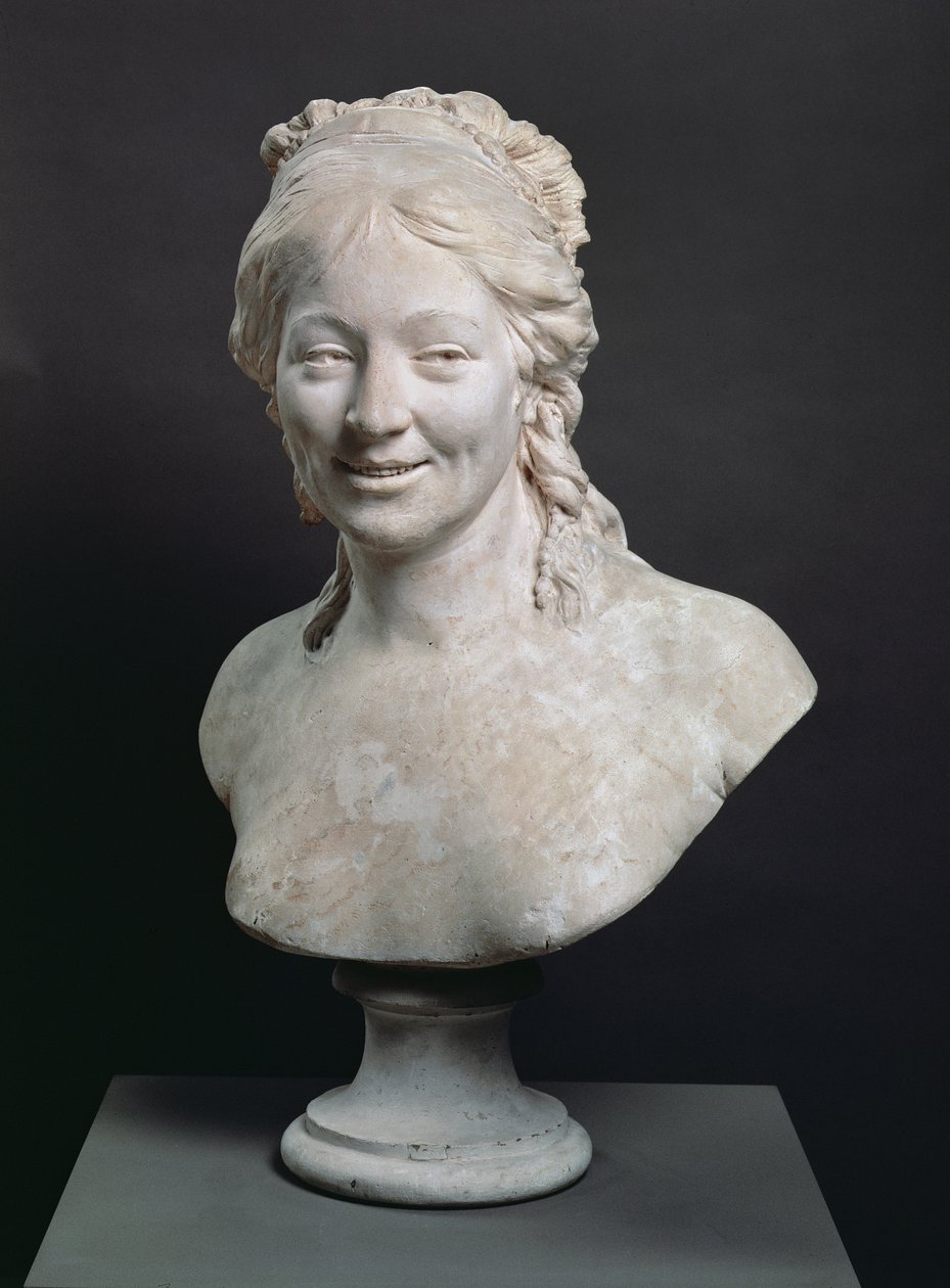 Porträtbüste von Madame Houdon, der Frau des Künstlers, 1786 von Jean Antoine Houdon