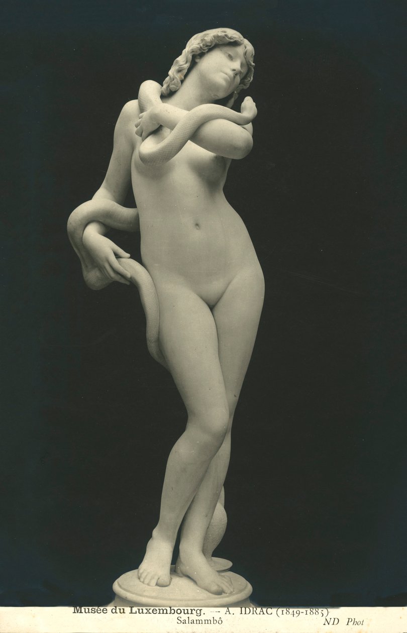 Eva und die Schlange von Jean Antoine Marie Idrac