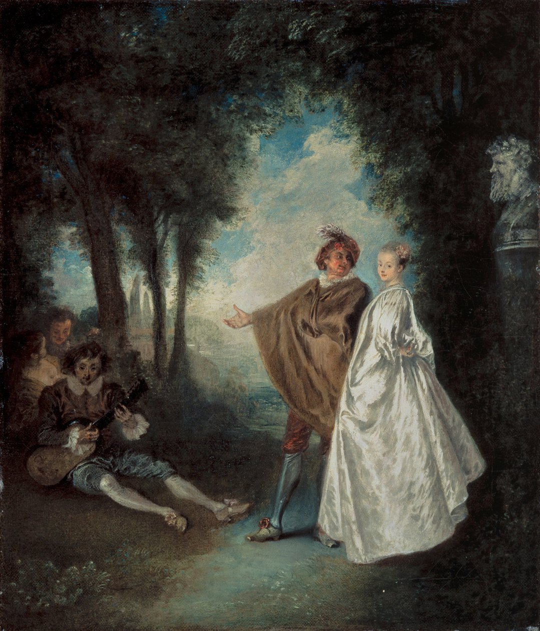 Der Spaziergang von Jean Antoine Watteau
