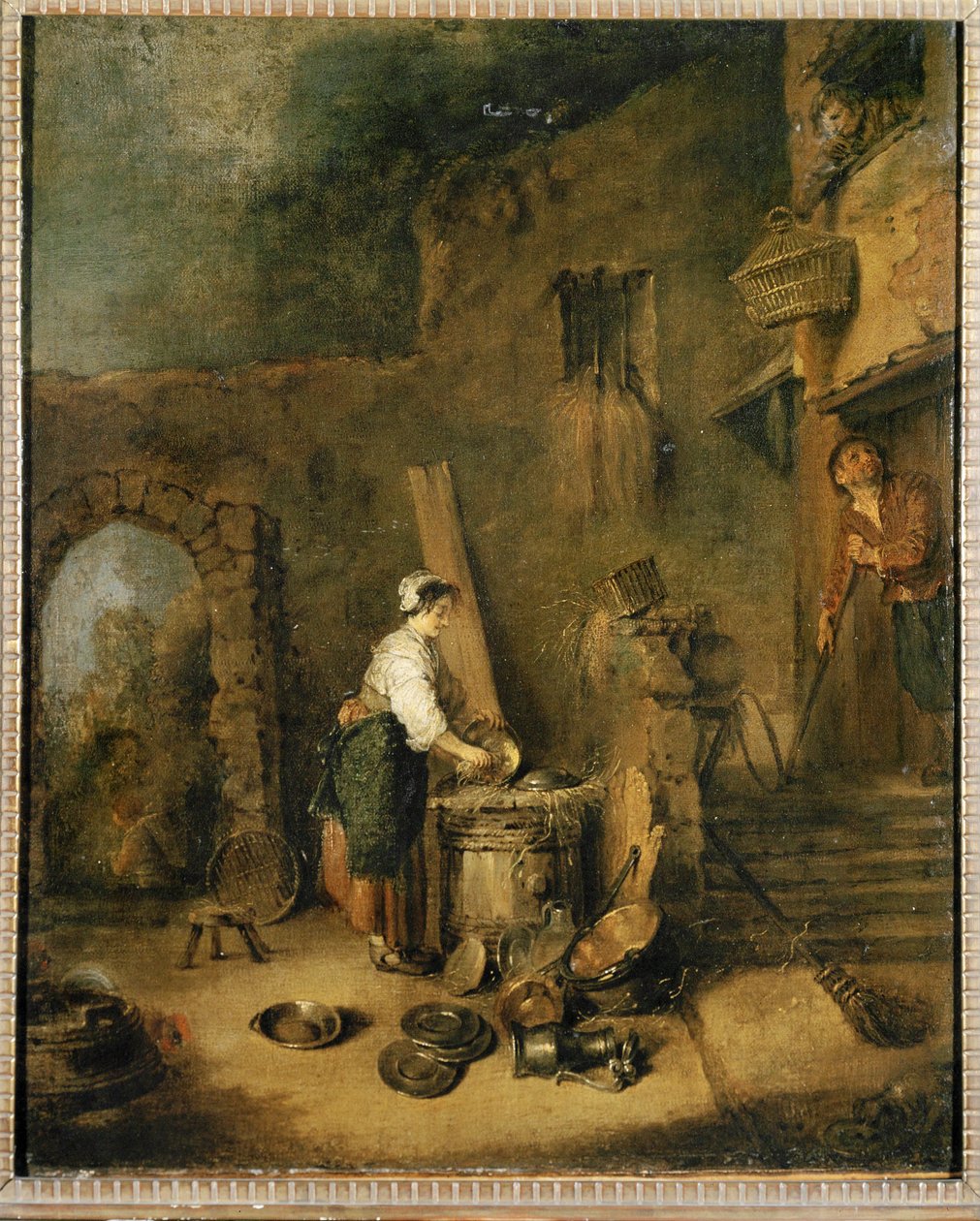 Der Koch von Jean Antoine Watteau