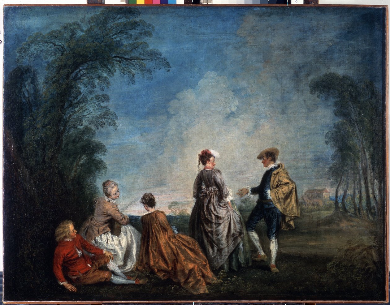 Ein peinlicher Antrag von Jean Antoine Watteau