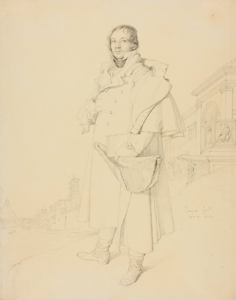 Charles François Mallet, Bauingenieur von Jean Auguste Dominique Ingres