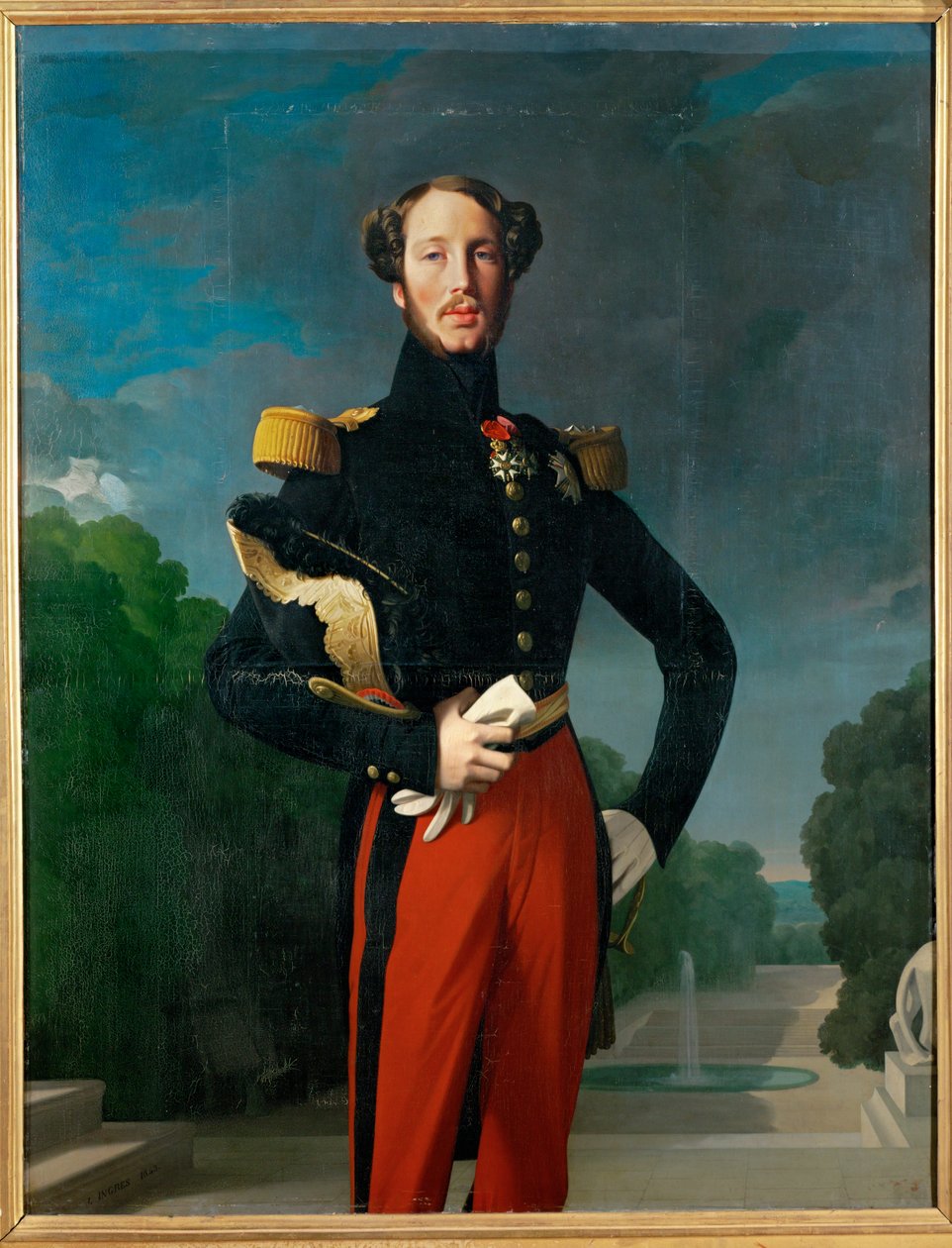 Ferdinand Philippe Louis, Herzog von Orléans von Jean Auguste Dominique Ingres