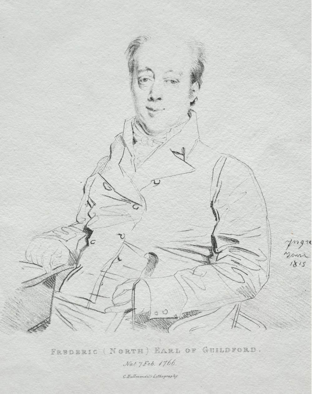 Frederic, 5. Earl of Guilford von Jean Auguste Dominique Ingres