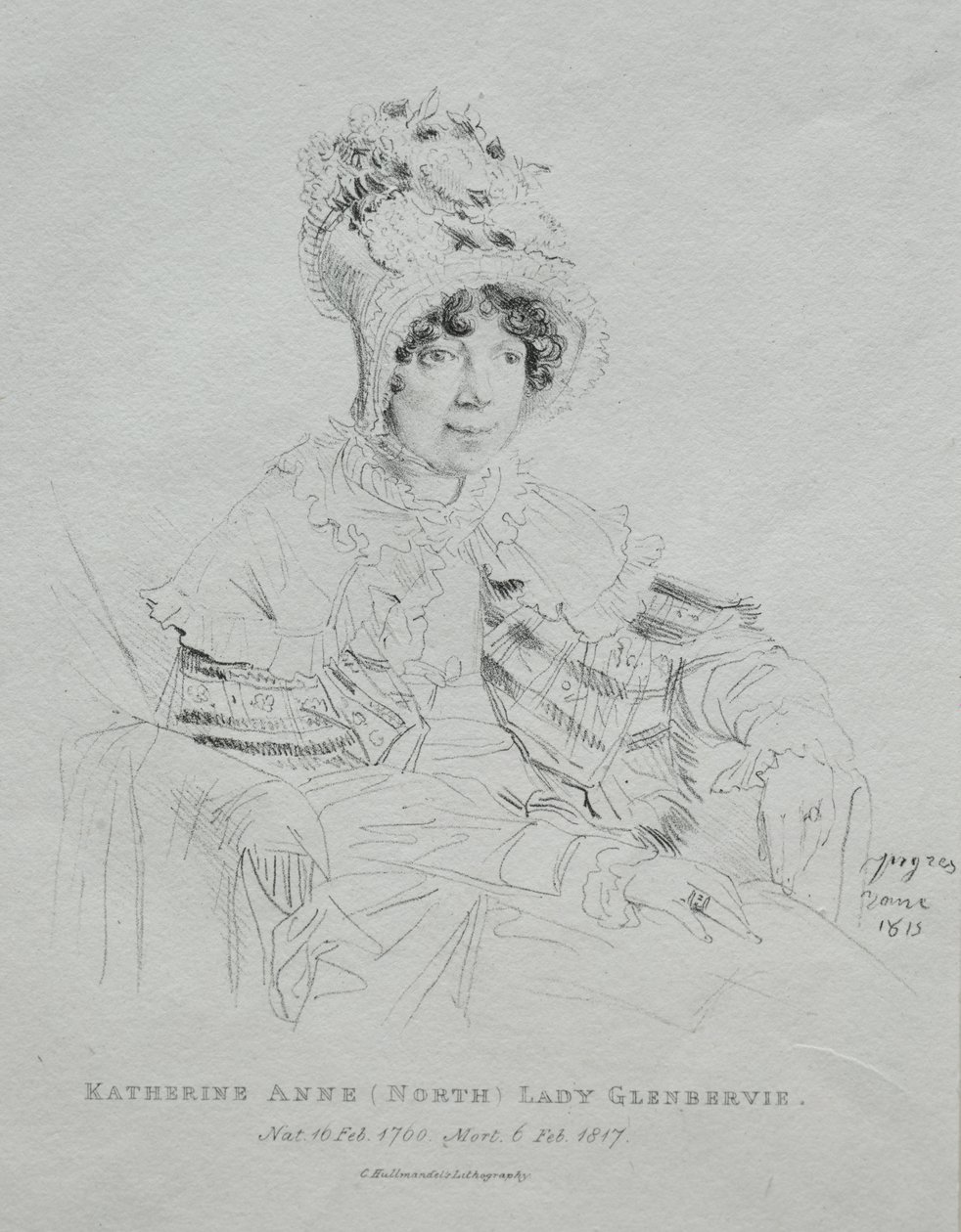 Katherine Anne Lady Glenbervie von Jean Auguste Dominique Ingres
