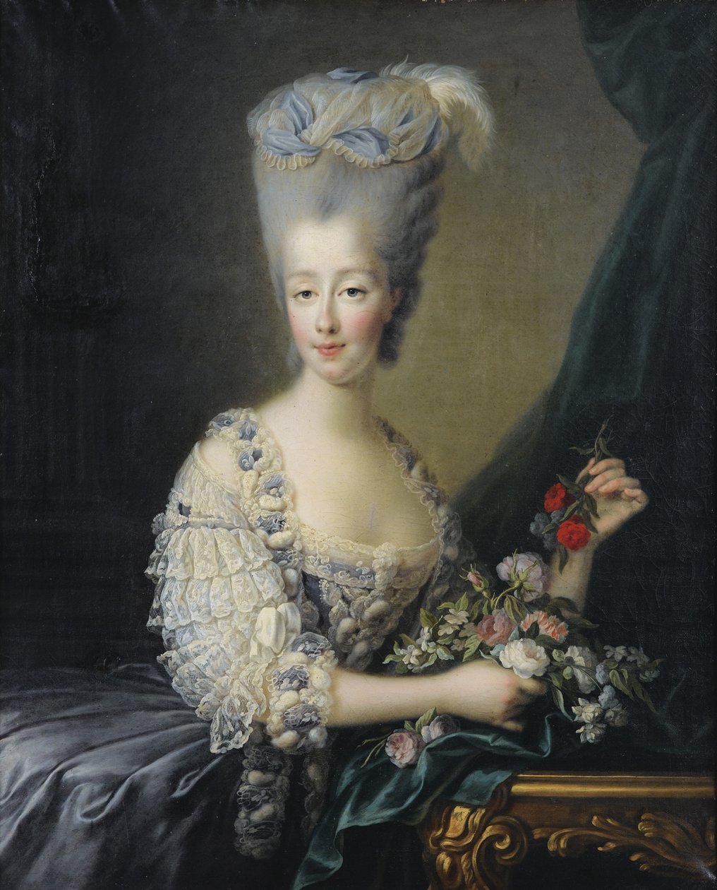 Prinzessin Maria Theresa von Savoyen 1756-1805, Gräfin von Artois von Jean Baptiste André Gautier Dagoty