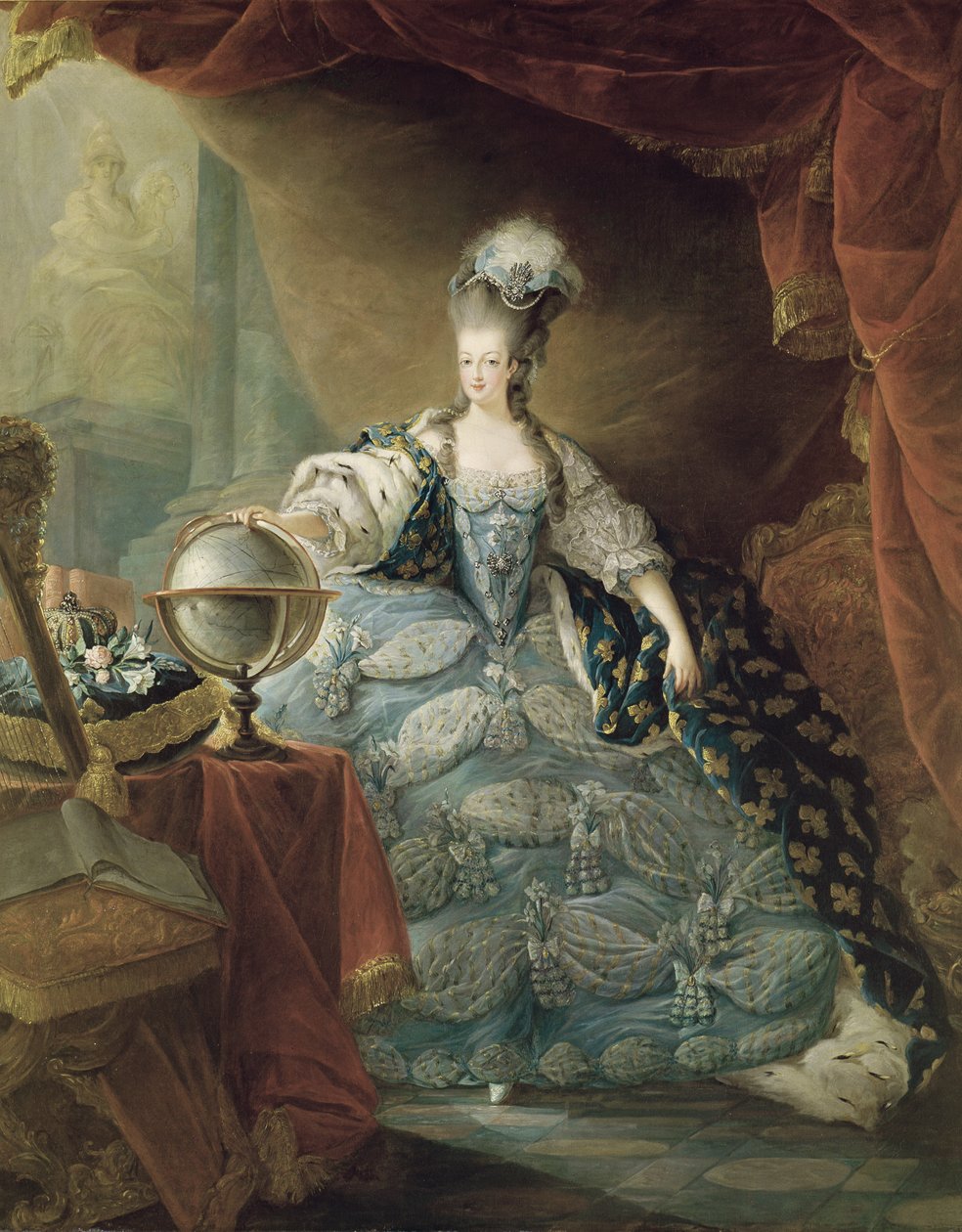 Porträt von Marie Antoinette (1755-93), Königin von Frankreich, 1775 von Jean Baptiste Andre Gautier D