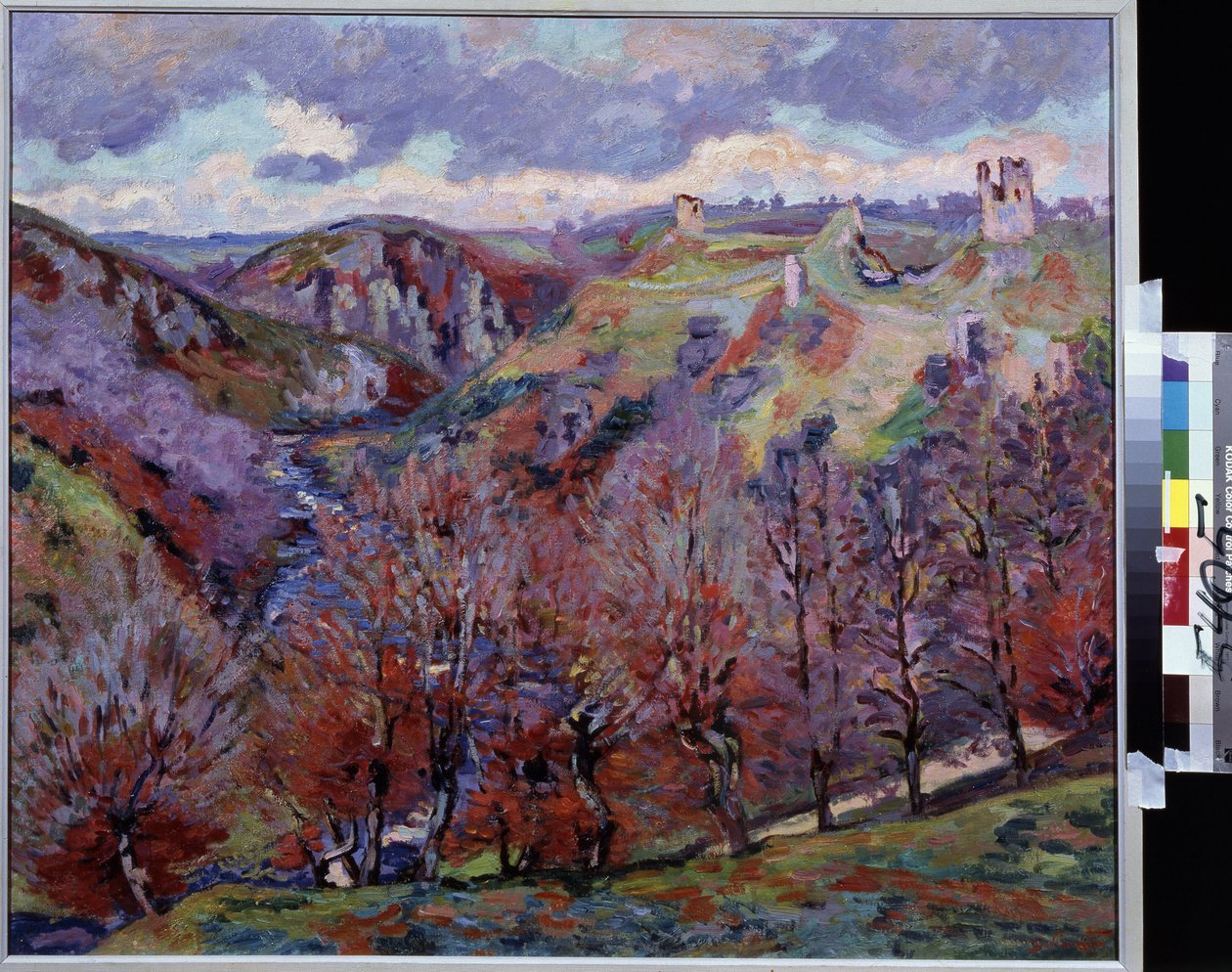 Landschaft mit Ruinen. Gemälde von Jean-Baptiste Armand Guillaumin (1841-1927) von Jean Baptiste Armand Guillaumin
