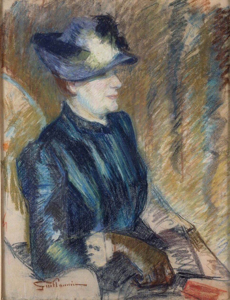 Porträt der Frau des Künstlers, ca. 1889-90 von Jean Baptiste Armand Guillaumin