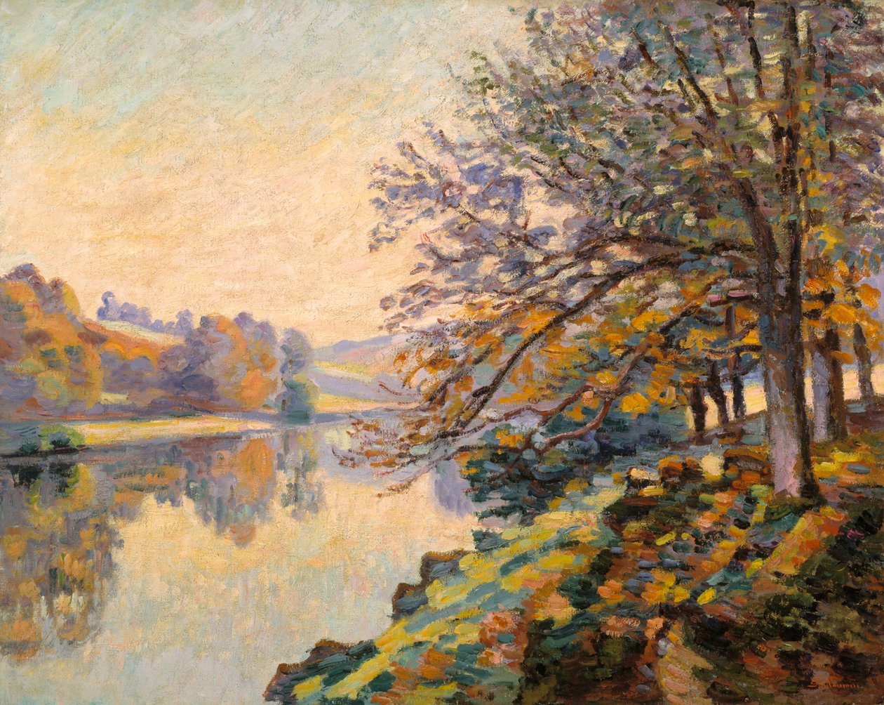 Flussufer, Herbst, ca. 1910 von Jean Baptiste Armand Guillaumin